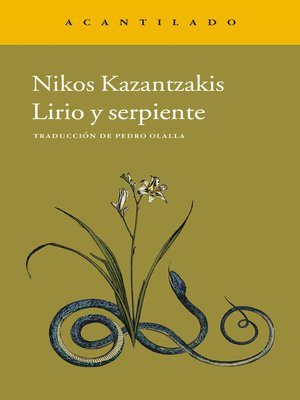 cover image of Lirio y serpiente